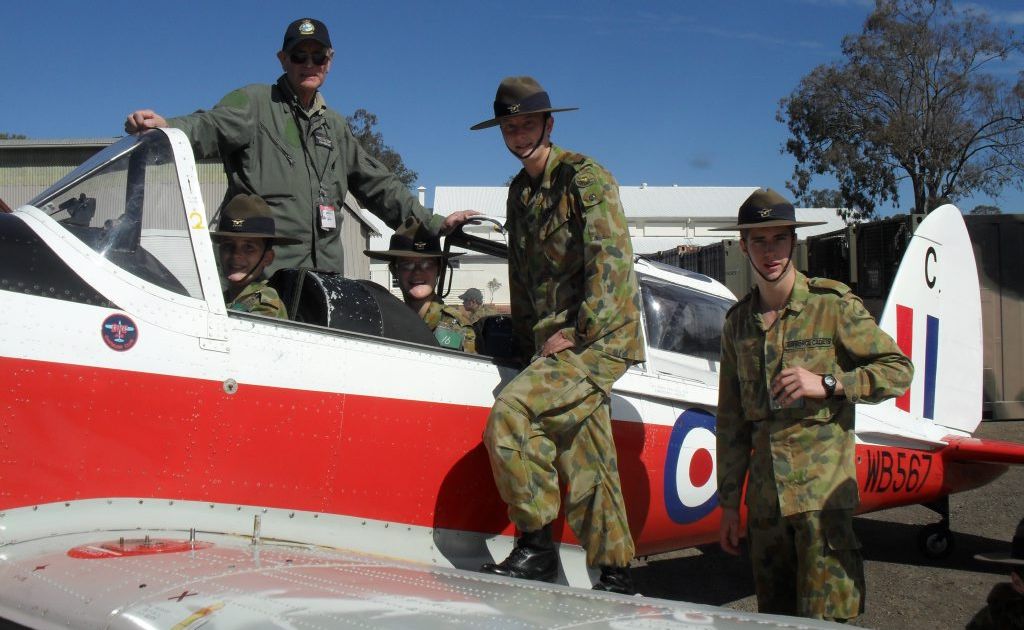 331SQN cadets during their visit to Amberley. 331SQN cadets during their visit to Amberley.